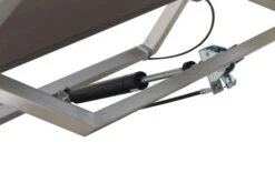 OUTFLEXX Rollliege, Taupe, Edelstahl/Textilene, Verstellbare Rückenlehne, 212x71x36cm -Gartenladen 4 7100 4.jpg