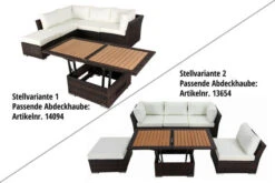 OUTFLEXX Loungemöbel-Set, Braun Marmoriert, Polyrattan, Inkl. Loungetisch, Für 5 Personen, Wasserfeste Kissenbox 21 OUTFLEXX Loungemöbel-Set, Braun Marmoriert, Polyrattan, Inkl. Loungetisch, Für 5 Personen, Wasserfeste Kissenbox -Gartenladen 4 7759 BOX D.jpg