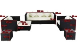 OUTFLEXX Loungemöbel-Set, Schwarz, Polyrattan, Für 6 Personen, Wasserfeste Kissenbox -Gartenladen 5 1302 BOX A.jpg