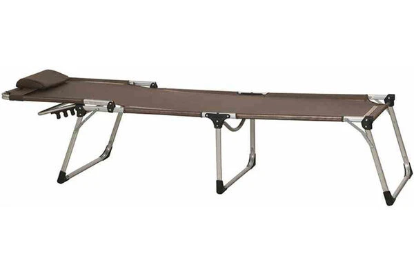 SIENA GARDEN Sole XXL Klappliege Alu / Ranotex®-Gewebe, Silber/taupe, 226x70x105 Cm, Klapp- Und Verstellbar 8 SIENA GARDEN Sole XXL Klappliege Alu / Ranotex®-Gewebe, Silber/taupe, 226x70x105 Cm, Klapp- Und Verstellbar – Bild 6