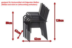 OUTFLEXX Premium Abdeckhaube Für Stapelstühle, Schwarz, Wasserbeständig, 64 X 64 X 82/122 Cm -Gartenladen 5 13671.jpg