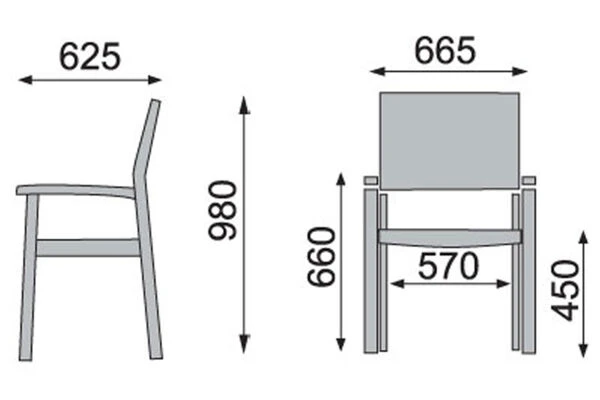 Kettler Altura 6er-Set Stapelsessel, Anthrazit/anthrazit, 0302102-7100 7 Kettler Altura 6er-Set Stapelsessel, Anthrazit/anthrazit, 0302102-7100 – Bild 5