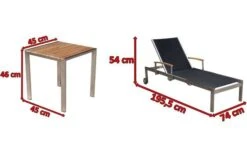 OUTFLEXX 2er-Set Sonnenliegen, Schwarz, Edelstahl/Teak, 195,5x74x35cm, Mit Beistelltisch 45x45cm -Gartenladen 5 14165.jpg