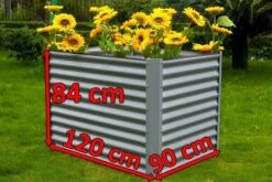 OUTFLEXX Hochbeet, Silber, Zincalume, Pulverbeschichtet, 120x90x84 Cm -Gartenladen 5 14887.jpg