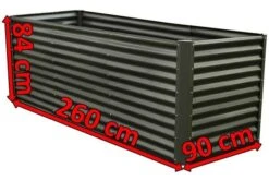 OUTFLEXX Set Hochbeet Mit Erweiterungsmodul, Anthrazit, Zincalume, 180+80cm -Gartenladen 5 16091.jpg