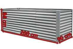 OUTFLEXX Set Hochbeet Mit Erweiterungsmodul, Silber, Zincalume, 120+80cm 13 OUTFLEXX Set Hochbeet Mit Erweiterungsmodul, Silber, Zincalume, 120+80cm -Gartenladen 5 16094.jpg