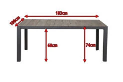 SIENA GARDEN Silva Diningtisch, Anthrazit/washed Grey, Alu/Keramik, 180x100cm -Gartenladen 5 16599.jpg