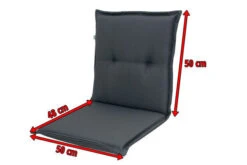 DOPPLER Comfort Stuhlauflage Niederlehner, Anthrazit, Polyester, 100 X 50 X 7 Cm 14 DOPPLER Comfort Stuhlauflage Niederlehner, Anthrazit, Polyester, 100 X 50 X 7 Cm -Gartenladen 5 17432.jpg