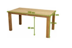 Ploß Laredo Rustikal- Dining- Tisch, Teak, Gebürstet, 160x90cm -Gartenladen 5 17598.jpg