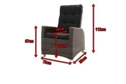 Ploß Rocking Comfort Dining / Lounge Sessel, Grau/braun-meliert, Polyrattan, Verstellbar -Gartenladen 5 18205.jpg