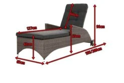 Ploß Rocking Comfort Rollliege, Grau/braun-meliert, Polyrattan, 195x65x42cm, Verstellbar, Hohe Sitzhöhe 16 Ploß Rocking Comfort Rollliege, Grau/braun-meliert, Polyrattan, 195x65x42cm, Verstellbar, Hohe Sitzhöhe -Gartenladen 5 18208.jpg