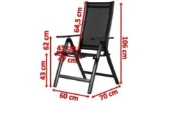 OUTFLEXX Multipositionssessel, Anthrazit Matt/schwarz, Alu/Textilene, 60x70x106cm, 7-fach Verstellbar 16 OUTFLEXX Multipositionssessel, Anthrazit Matt/schwarz, Alu/Textilene, 60x70x106cm, 7-fach Verstellbar -Gartenladen 5 18341.jpg