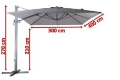 OUTFLEXX Ampelschirm, Anthrazit, Pulverbesch. Aluminium, 400x300cm, Inkl. Plattenständer -Gartenladen 5 18348.jpg
