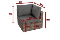 OUTFLEXX Eckelement Links, Grau, Polyrattan, 82 X 82 X 70 Cm, Verstellbare Sitzfläche, Wasserfeste Kissenbox 16 OUTFLEXX Eckelement Links, Grau, Polyrattan, 82 X 82 X 70 Cm, Verstellbare Sitzfläche, Wasserfeste Kissenbox -Gartenladen 5 18362 2 BOX.jpg