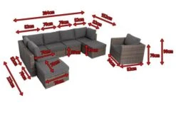 OUTFLEXX Loungemöbel-Set, Grau, Polyrattan, 8Personen, Mit Sessel, Verstellbare Sitzflächen, Wasserfeste Kissenbox -Gartenladen 5 18365 BOX.jpg