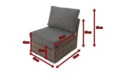 OUTFLEXX Mittelelement, Grau, Polyrattan, 63 X 78 X 65 Cm, Geeignet Für 18370-BOX-A/-D -Gartenladen 5 18371 BOX.jpg