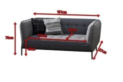 OUTFLEXX Cozy 2-Sitzer Sofa, Flanelle, Alu/Sunbrella, 181 X 87 X 76 Cm -Gartenladen 5 18532.jpg