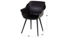 HARTMAN Sophie Studio Armlehnensessel, Carbon Black, Alu / Kunststoff, 59 X 62 X 84 Cm -Gartenladen 5 19029.jpg
