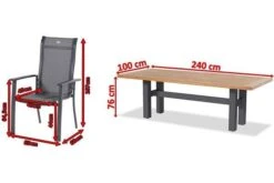 HARTMAN Sondermodell Yasmani/Alice Comfort Esstischgruppe, Xerix, Alu/Teakholz, 240x100cm, 8 Stapelsessel -Gartenladen 5 19048.jpg