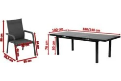 KETTLER BasicPlus Esstischgarnitur, Anthrazit, Alu/Textilene, Tisch 180/240x100cm, 6 Stapelsessel 19 KETTLER BasicPlus Esstischgarnitur, Anthrazit, Alu/Textilene, Tisch 180/240x100cm, 6 Stapelsessel -Gartenladen 5 19315.jpg