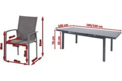 HARTMAN Canterbury Esstischgarnitur, Xerix, Alu/Textilene, Tisch 180/240x100cm, 8 Stapelsessel -Gartenladen 5 19356.jpg