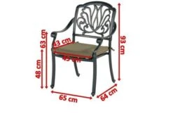 HARTMAN Amalfi Diningsessel, Dunkelgrün, Alu-Guss, Inkl. Polster 12 HARTMAN Amalfi Diningsessel, Dunkelgrün, Alu-Guss, Inkl. Polster -Gartenladen 5 20136.jpg