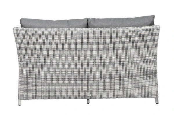 SIENA GARDEN Soria 2-Sitzer Loungesofa, Ice Grey, Alu / Gardino®-Geflecht, 149x87x88 Cm 7 SIENA GARDEN Soria 2-Sitzer Loungesofa, Ice Grey, Alu / Gardino®-Geflecht, 149x87x88 Cm – Bild 5