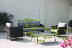 OUTFLEXX Oranger Blossom Lounge-Set, Anthrazit, Alu/XL Rope, 4-teilig, Inkl. Sitz- Und Rückenkissen, Tisch 120 X 70 X 42 Cm 21 OUTFLEXX Oranger Blossom Lounge-Set, Anthrazit, Alu/XL Rope, 4-teilig, Inkl. Sitz- Und Rückenkissen, Tisch 120 X 70 X 42 Cm -Gartenladen 5 20572.jpg