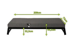 OUTFLEXX Allure Sonnenliege, Sooty, Alu/Sunbrella, 211 X 74 X 44,5 Cm, Verstellbare Kopfstütze 14 OUTFLEXX Allure Sonnenliege, Sooty, Alu/Sunbrella, 211 X 74 X 44,5 Cm, Verstellbare Kopfstütze -Gartenladen 5 20736.jpg