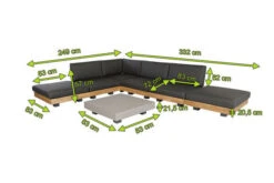 OUTFLEXX Ecklounge, Alu/Akazie/Zement, 6 Personen, Inkl. Tisch 83 X 83 Cm Und Polster Aus Olefin In Anthrazit 12 OUTFLEXX Ecklounge, Alu/Akazie/Zement, 6 Personen, Inkl. Tisch 83 X 83 Cm Und Polster Aus Olefin In Anthrazit -Gartenladen 5 21014.jpg