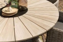 HARTMAN Provence / Cecilia Sitzgruppe, Light Grey/schwarz, Alu/Teakholz/Polyrattan, 5 Diningsessel, Ø150cm, Inkl. Granitinlay 17 HARTMAN Provence / Cecilia Sitzgruppe, Light Grey/schwarz, Alu/Teakholz/Polyrattan, 5 Diningsessel, Ø150cm, Inkl. Granitinlay -Gartenladen 5 21407.jpg