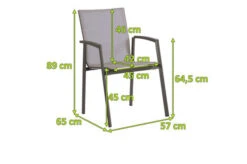 STERN New Top Stapelsessel, Anthrazit/silber, Aluminium/Textil, 65x57x89 Cm, Pulverbeschichtet, Stapelbar 13 STERN New Top Stapelsessel, Anthrazit/silber, Aluminium/Textil, 65x57x89 Cm, Pulverbeschichtet, Stapelbar -Gartenladen 5 21912.jpg