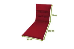 DOPPLER Style Liegenauflage, Bordeaux, Dralon, 200x60x7cm, Inklusive Befestigungsbänder -Gartenladen 5 21987.jpg