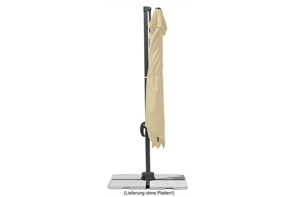 Schneider® SCHNEIDER Rhodos Junior Ampelschirm, Natur, Quadratisch, 270 X 270 Cm 6 Schneider® SCHNEIDER Rhodos Junior Ampelschirm, Natur, Quadratisch, 270 X 270 Cm – Bild 4