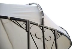 OUTFLEXX Pavillon, Anthrazit/creme, Stahl/Textil, 300 X 300 X 300 Cm -Gartenladen 6 13419.jpg