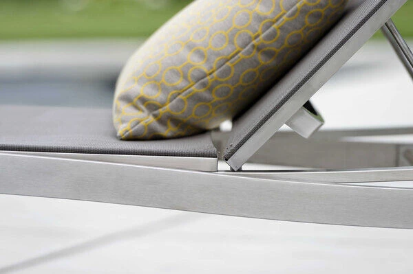 STERN Allround Rollenliege, Silber/taupe, Edelstahl/Textil, 200x71x38 Cm, Verstellbare Rückenlehne 8 STERN Allround Rollenliege, Silber/taupe, Edelstahl/Textil, 200x71x38 Cm, Verstellbare Rückenlehne – Bild 6