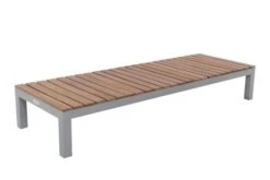 Villana 2er Sonnenliegen-Set, Alu/FSC-Akazienholz, 201x70x32,5cm, 4-fach Verstellbar, Mit Beistelltisch 45x45cm -Gartenladen 6 17776.jpg