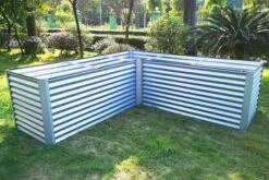 OUTFLEXX Eck-Hochbeet, Silber, Zincalume, 270x270x90x84cm -Gartenladen 6 18173.jpg