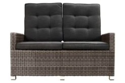 Ploß Rocking Comfort Dining / Lounge 2-Sitzer Sofa, Grau/braun-meliert, Polyrattan, 148x85x112 Cm, Verstellbar 20 Ploß Rocking Comfort Dining / Lounge 2-Sitzer Sofa, Grau/braun-meliert, Polyrattan, 148x85x112 Cm, Verstellbar -Gartenladen 6 18206.jpg