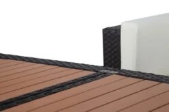 OUTFLEXX Loungemöbel-Set, Braun, Polyrattan, 5 Personen, Wasserfeste Kissenbox, Inkl. Loungetisch -Gartenladen 6 18227 BOX D.jpg