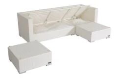 OUTFLEXX Loungemöbel-Set, Weiß, Polyrattan, 5 Personen, Wasserfeste Kissenbox -Gartenladen 6 18228 BOX A.jpg
