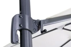 OUTFLEXX Ampelschirm, Anthrazit/creme, Pulverbesch. Aluminium, 400x300cm, Inkl. Plattenständer -Gartenladen 6 18347.jpg