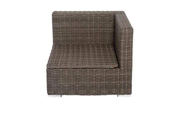 OUTFLEXX Eckelement Links, Grau, Polyrattan, 82 X 82 X 70 Cm, Verstellbare Sitzfläche, Wasserfeste Kissenbox 8 OUTFLEXX Eckelement Links, Grau, Polyrattan, 82 X 82 X 70 Cm, Verstellbare Sitzfläche, Wasserfeste Kissenbox – Bild 6