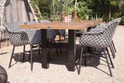 HARTMAN Delphine Armlehnensessel, Schwarz/weiß, Alu/Kunststoff -Gartenladen 6 18696.jpg