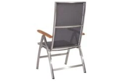 STERN Cardiff Set, Silber/silbergrau, Edelstahl/FSC-Teak, Tisch 220/340 X 100 Cm, 4 Stapel-, 2 Multipositionssessel 17 STERN Cardiff Set, Silber/silbergrau, Edelstahl/FSC-Teak, Tisch 220/340 X 100 Cm, 4 Stapel-, 2 Multipositionssessel -Gartenladen 6 19746.jpg