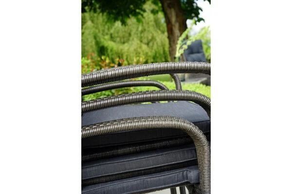 Ploß Rocking Basic Stapelstuhl, Grau/braun-meliert, Polyrattan, 56 X 64 X 92 Cm, Inkl. Polster 9 Ploß Rocking Basic Stapelstuhl, Grau/braun-meliert, Polyrattan, 56 X 64 X 92 Cm, Inkl. Polster – Bild 7