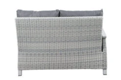 SIENA GARDEN Corido 2-Sitzer Sofa, Ice Grey, Alu / Gardino®-Geflecht, 136x83x88 Cm, Armlehne Rechts 20 SIENA GARDEN Corido 2-Sitzer Sofa, Ice Grey, Alu / Gardino®-Geflecht, 136x83x88 Cm, Armlehne Rechts -Gartenladen 6 20193.jpg
