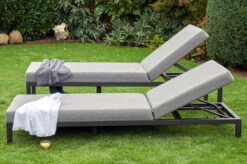 HARTMAN Eva Loungeliege, Flanelle, Sunbrella, 195 X 70 X 45 Cm, Rückenlehne Verstellbar, Hohe Liegefläche 23 HARTMAN Eva Loungeliege, Flanelle, Sunbrella, 195 X 70 X 45 Cm, Rückenlehne Verstellbar, Hohe Liegefläche -Gartenladen 6 20467.jpg