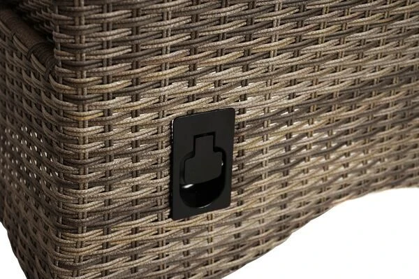 Ploß Rabida Dining Sessel, Champagner-meliert, Polyrattan, Verstellbar, Mit Fußhocker 8 Ploß Rabida Dining Sessel, Champagner-meliert, Polyrattan, Verstellbar, Mit Fußhocker – Bild 6