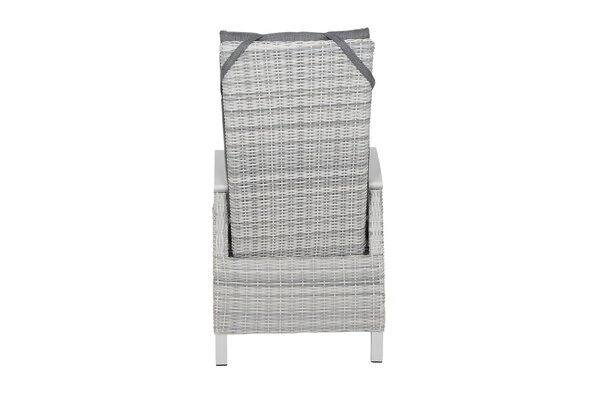 SIENA GARDEN Corido Sitzgruppe, Ice Grey, Alu / Gardino®-Geflecht, 4 Diningsessel, Stufenloser Lifttisch 130 X 75 X 47-71 Cm 8 SIENA GARDEN Corido Sitzgruppe, Ice Grey, Alu / Gardino®-Geflecht, 4 Diningsessel, Stufenloser Lifttisch 130 X 75 X 47-71 Cm – Bild 6